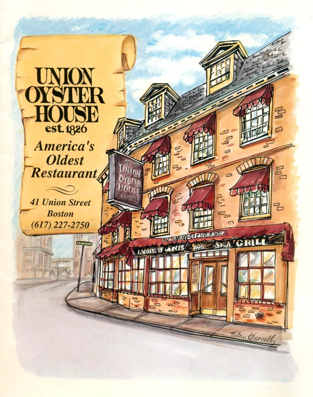 Union Oyster House coloring book